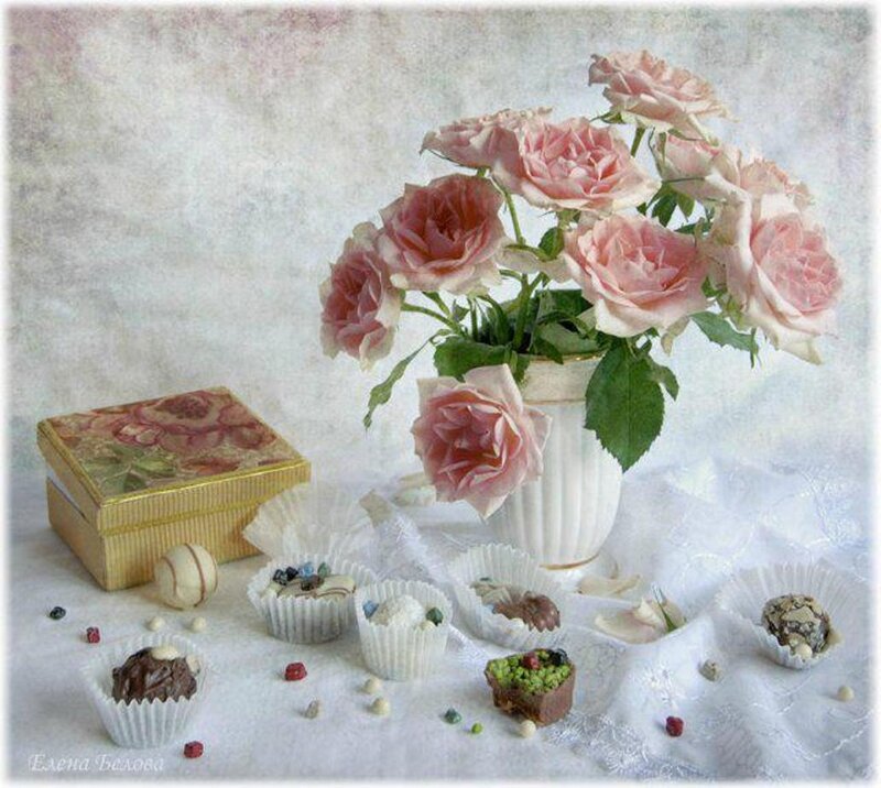 Roses and Chocolates — Pink