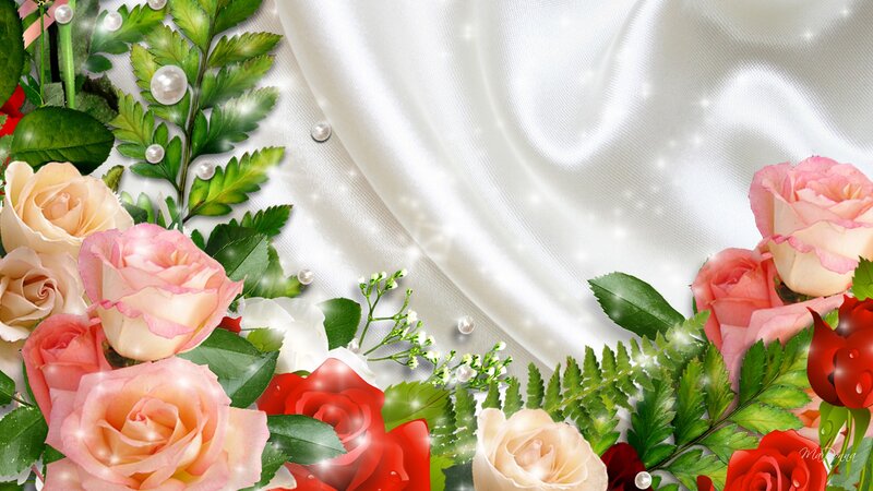 Roses and Greenery