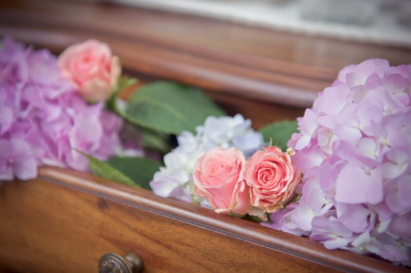 Roses and Hydrangeas in Drawer