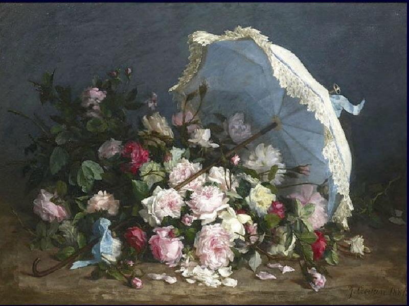 Roses and Parasol