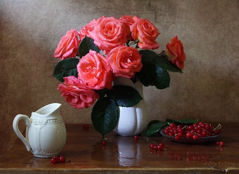 Roses and Red Currants