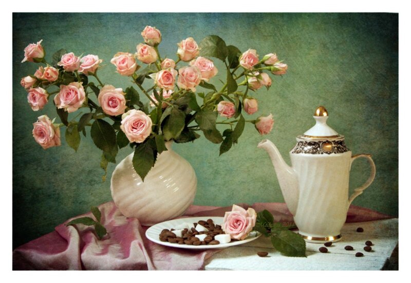 Roses and Teapot