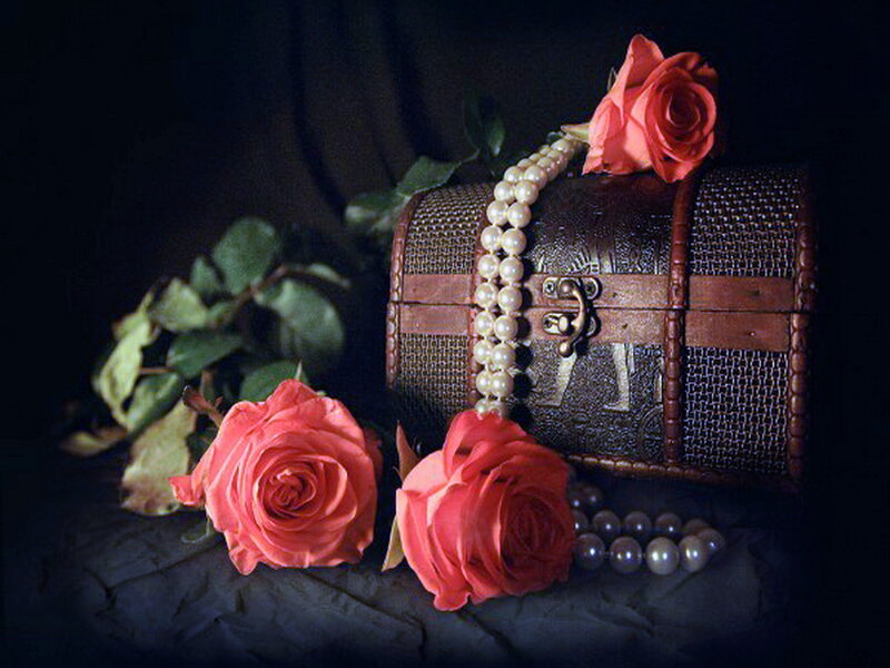Roses and Treasure Chest