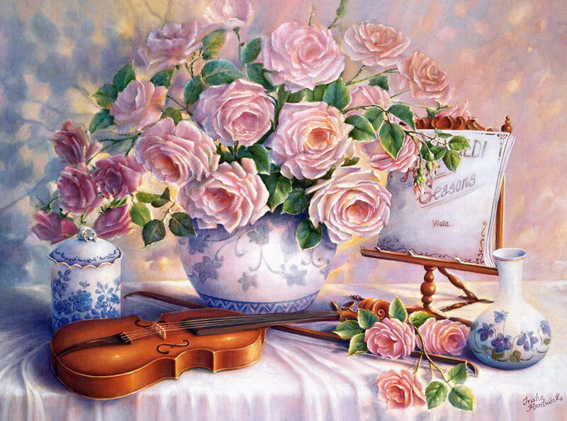 Roses and Violin