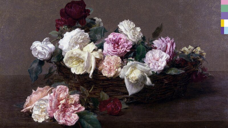 Roses in a Basket — Brown, Calm
