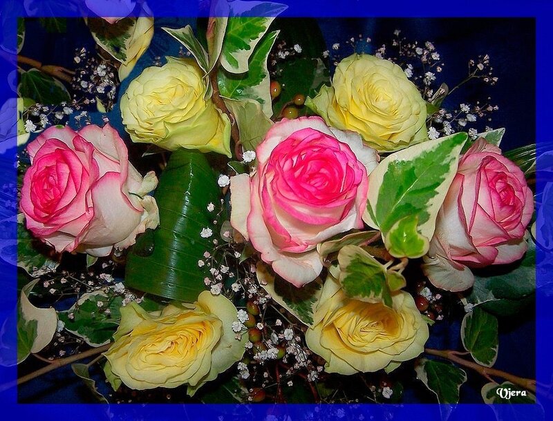 Roses in a Bouquet — Pink, Calm