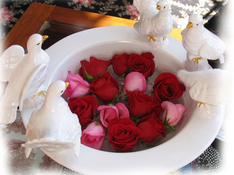 Roses in a Bowl