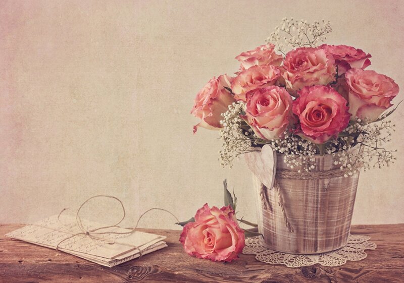 Roses in a Bucket