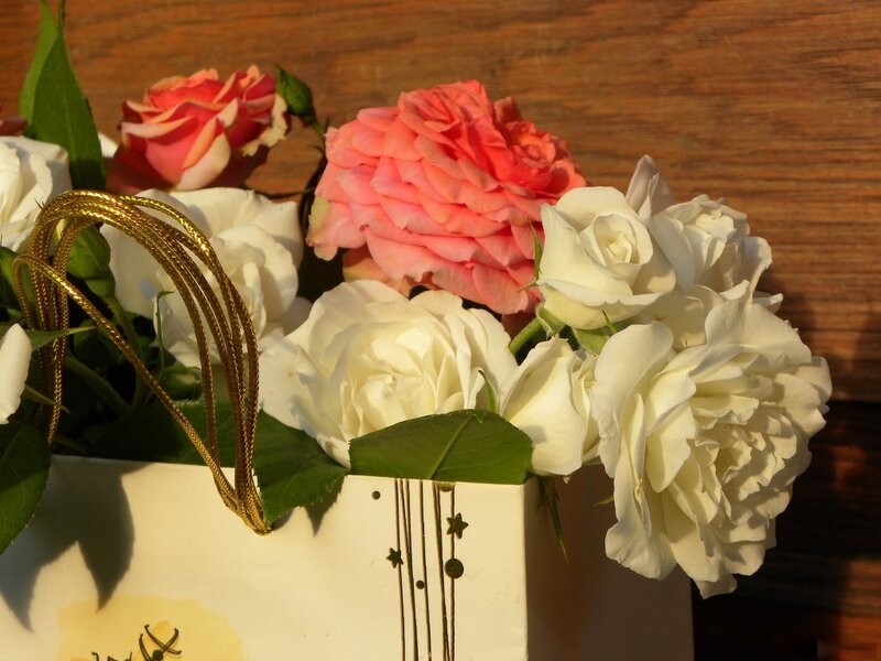 Roses in a Gift Box