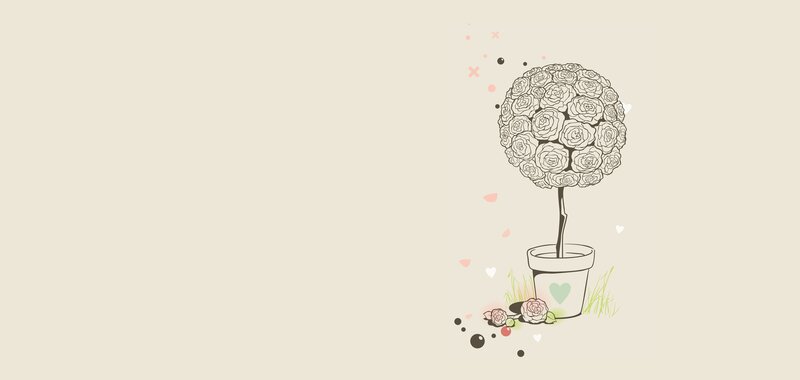 Roses in a Pot