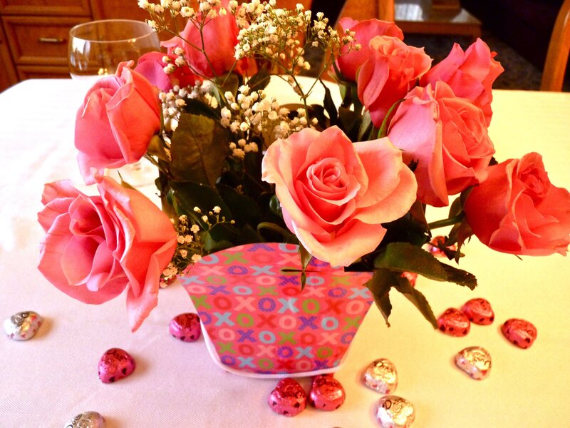 Roses in a Vase — Pink, Romantic