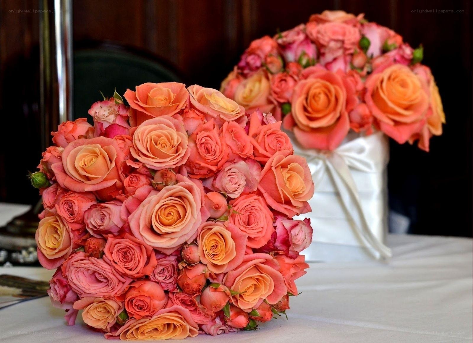 roses in bouquet arrangement