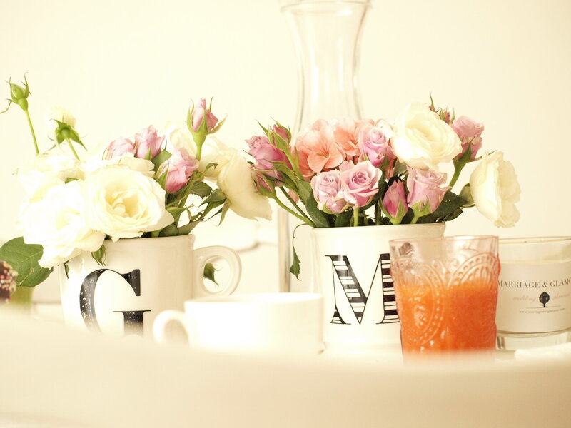 Roses in Mugs