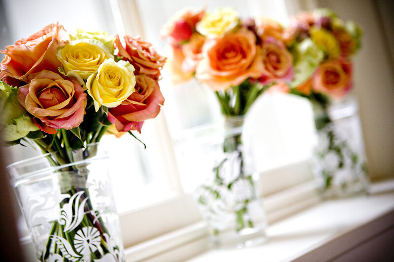 Roses in Vases — Yellow, Serene