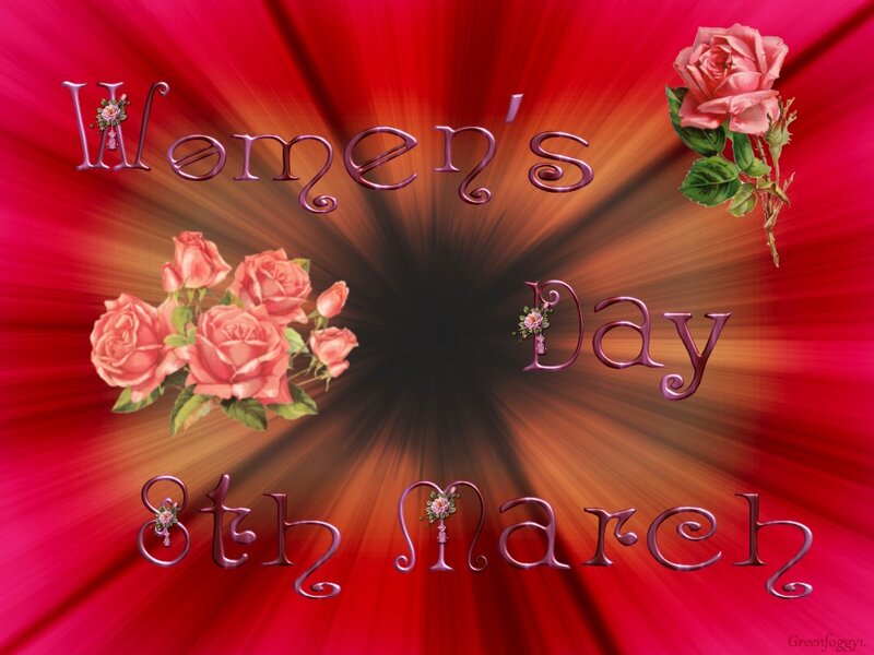 Roses on Red Background — Celebratory