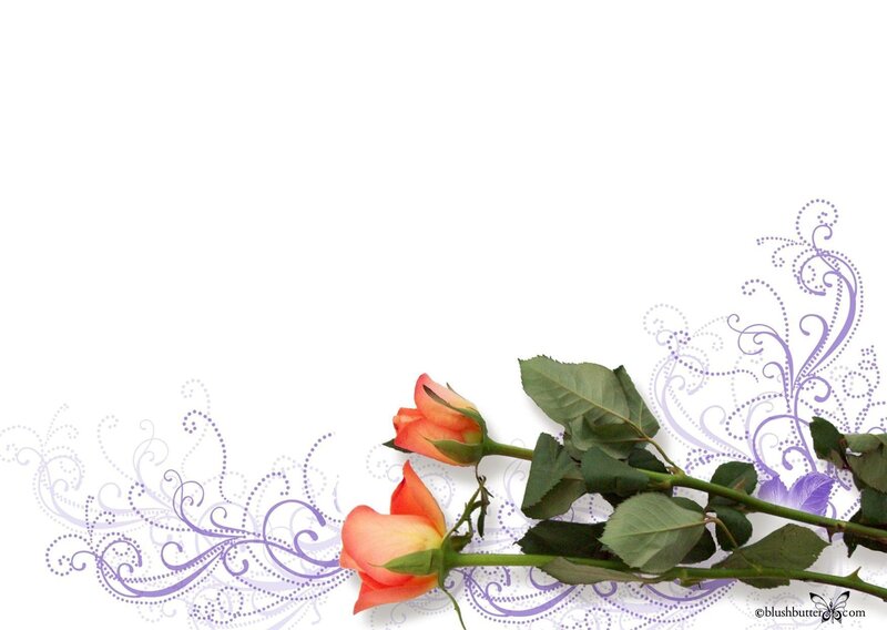 roses with floral design