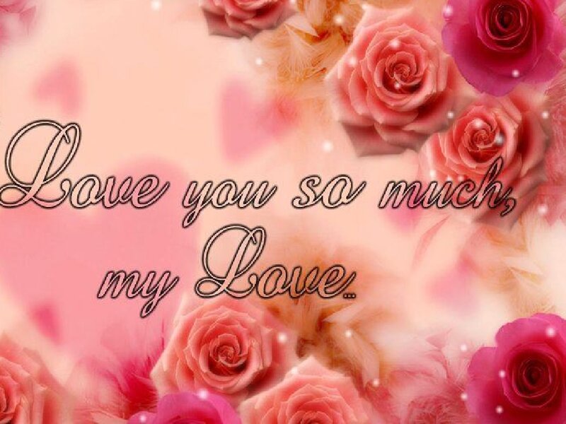 Roses with Text — Pink, Romantic