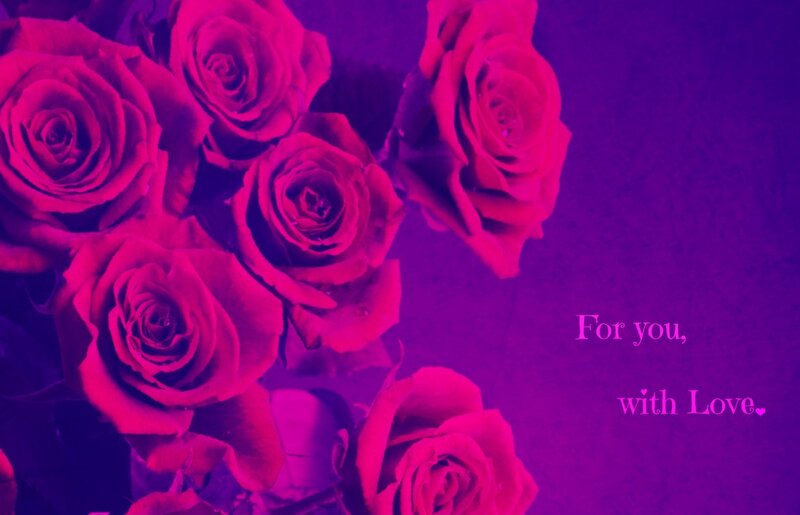 Roses with Text