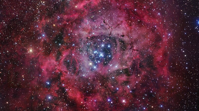 Rosette Nebula star cluster