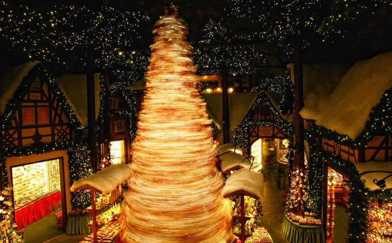 Rotating Lighted Tree