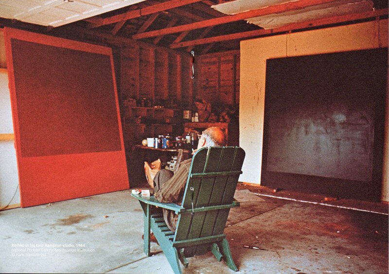 Rothko in his studio