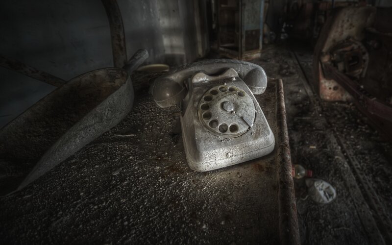 Rotting Rotary Telephone