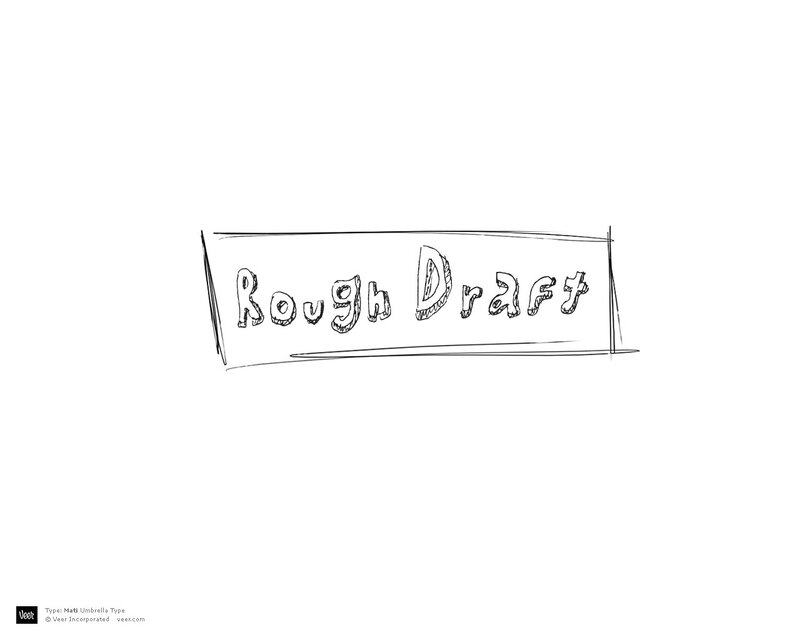 Rough Draft label