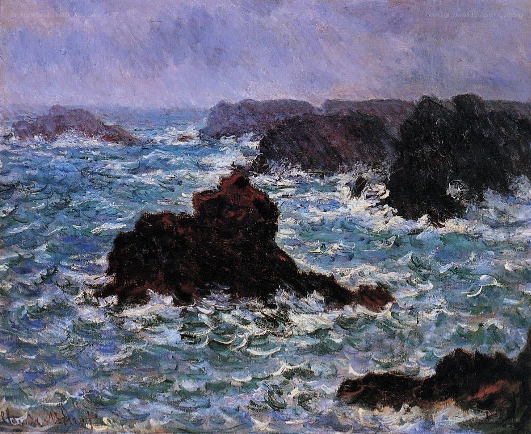 Rough Sea at Pourville