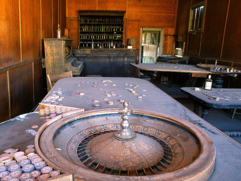 Roulette Table in Saloon