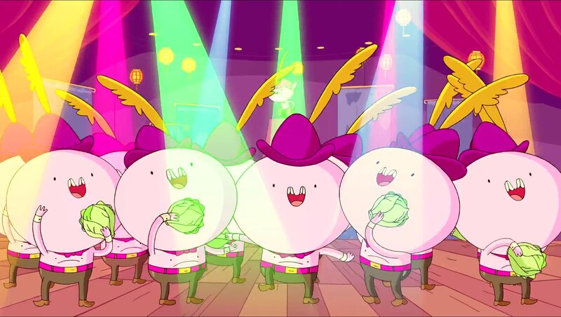 Round Creatures with Cabbages