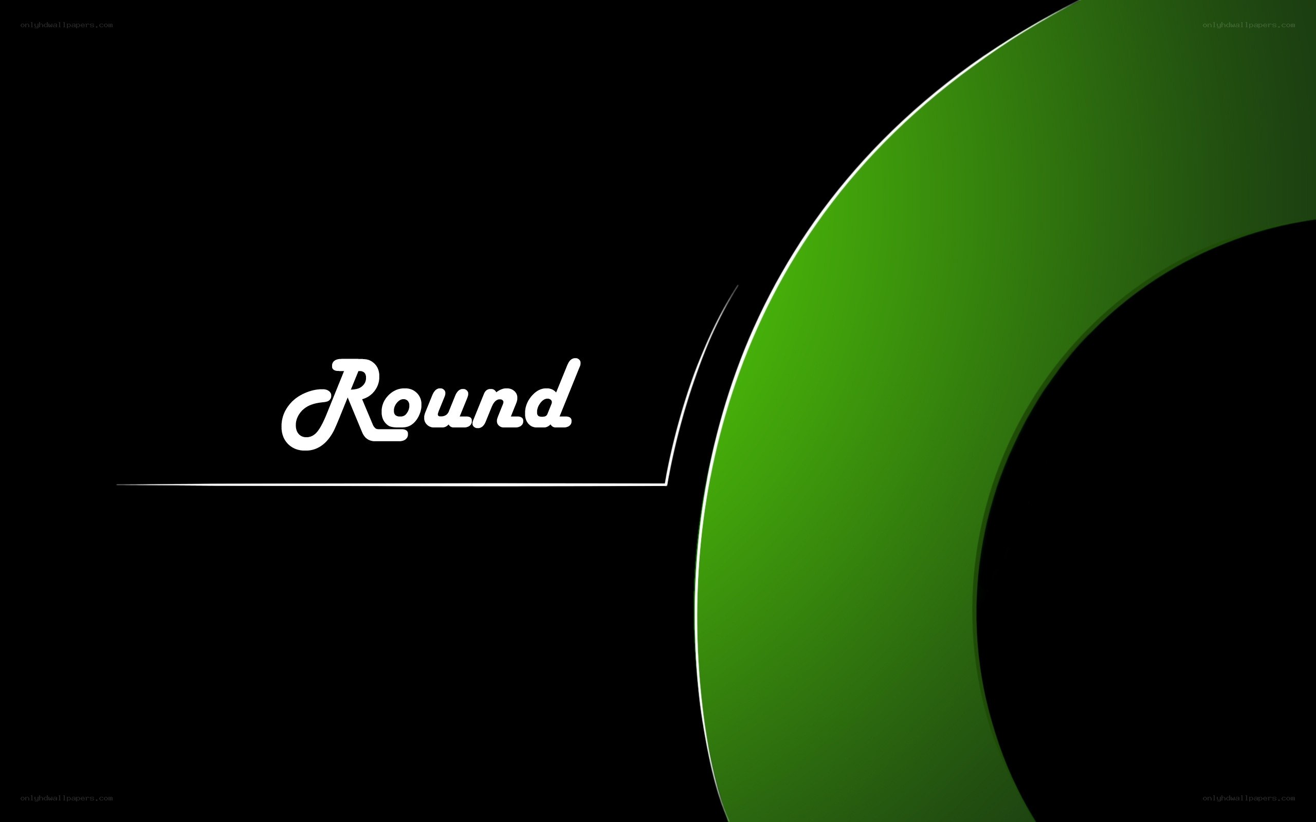 Round logo design