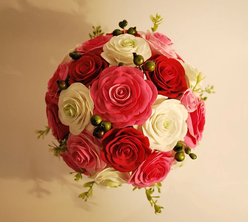 Round Rose Bouquet