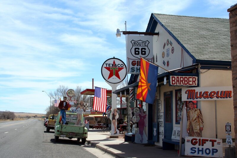 Route 66 gift shop and museum