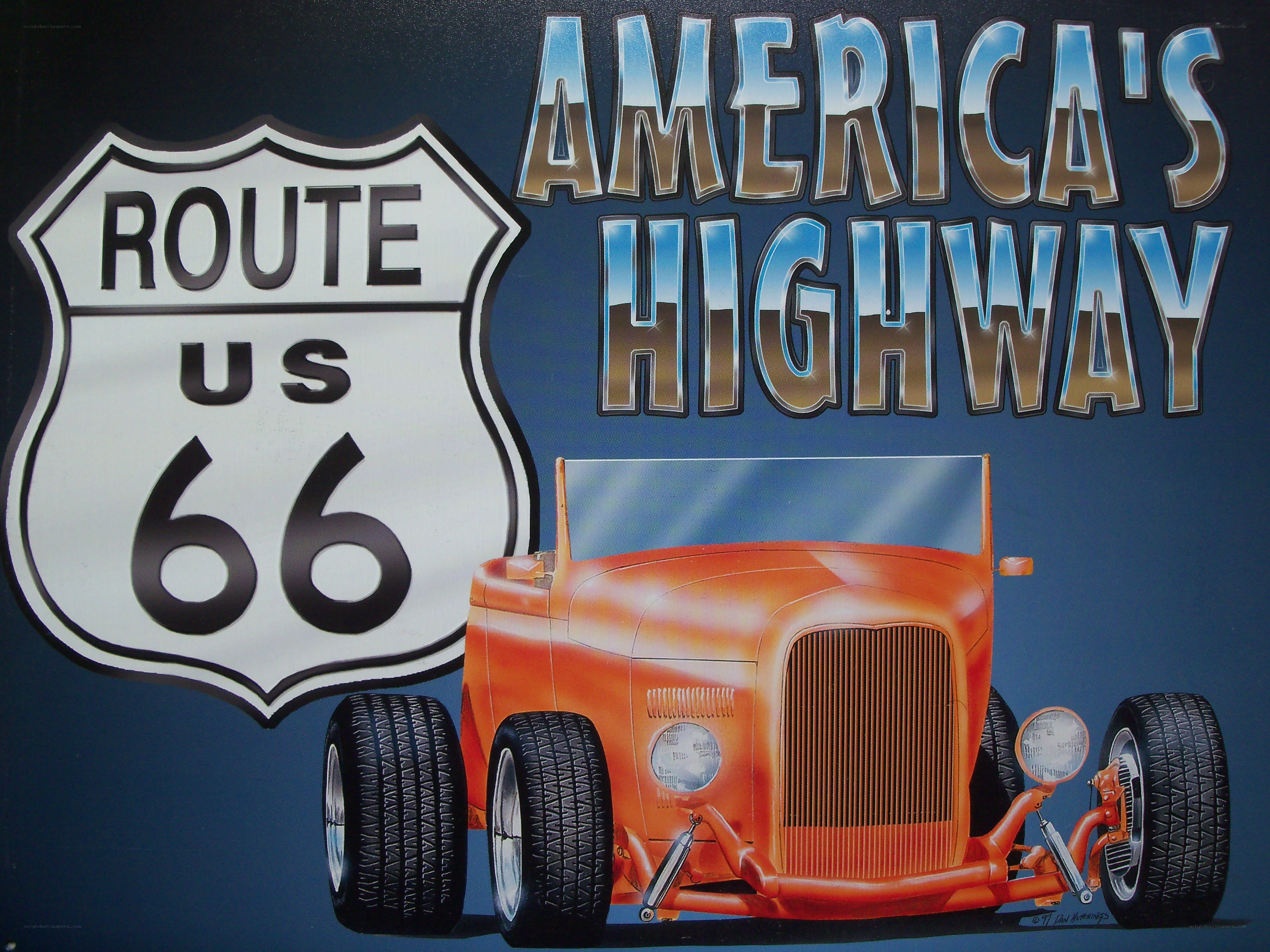 Route 66 Highway Art
