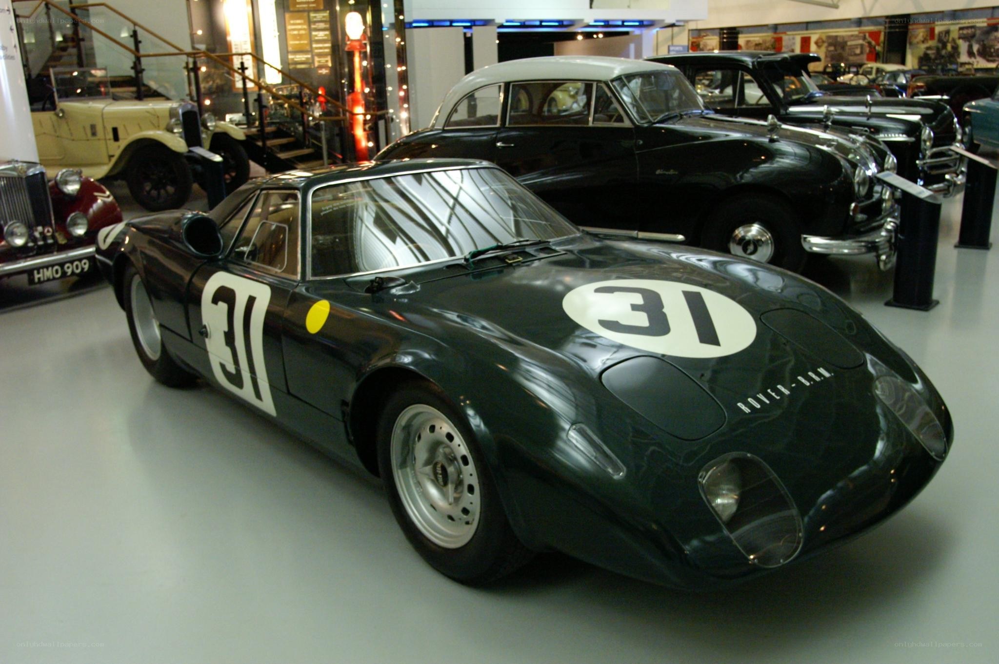 Rover-BRM race car on display