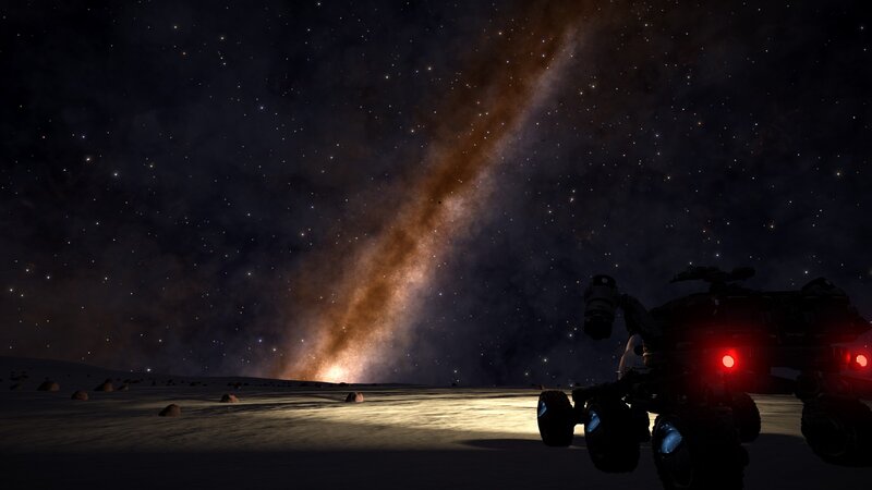 Rover on Alien Planet — Black