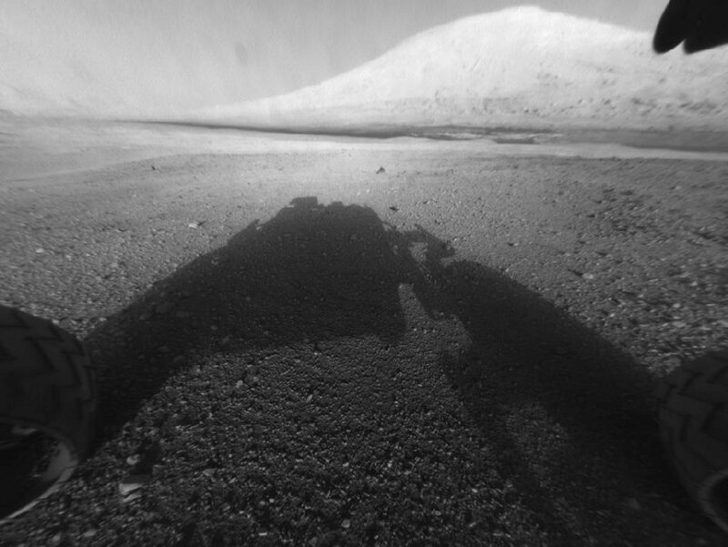 Rover Shadow on Mars