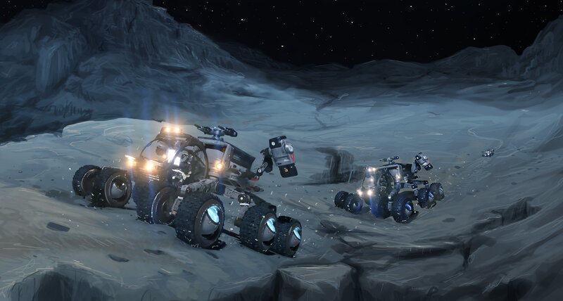 Rovers on Alien Surface