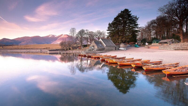 Row Boats at Lakeside