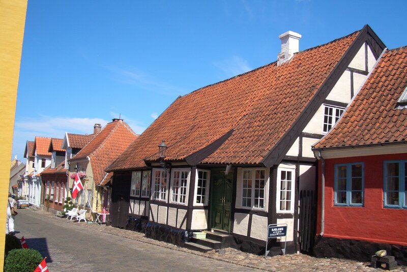Row of Half-timbered Houses
