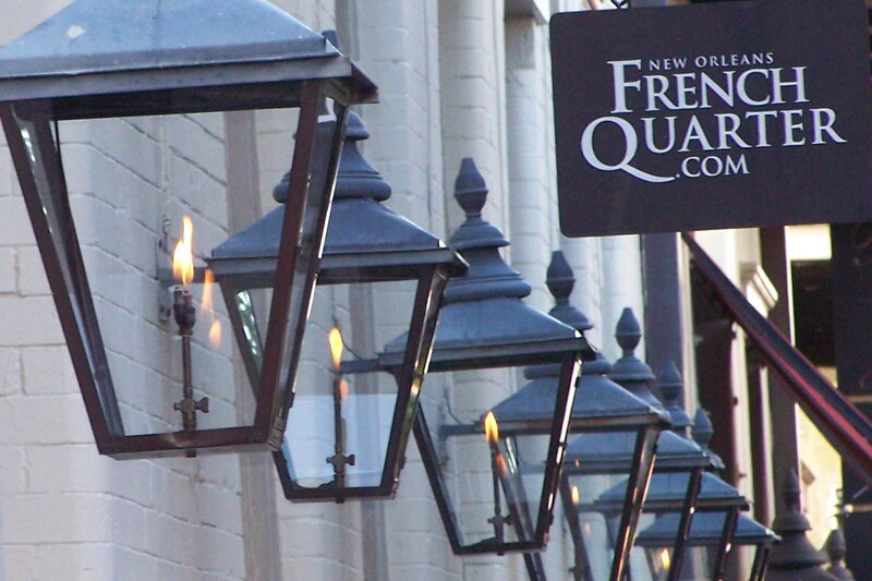 Row of Lanterns on Wall
