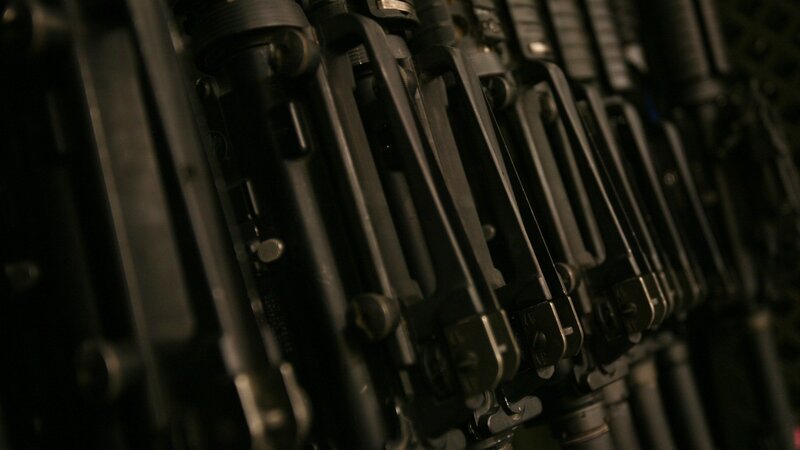 Row of Rifles