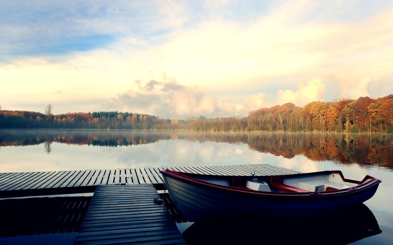 Rowboat at Dock
