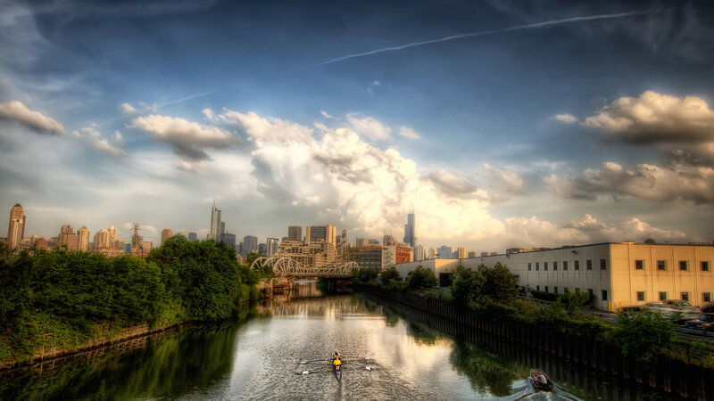 Rower on River