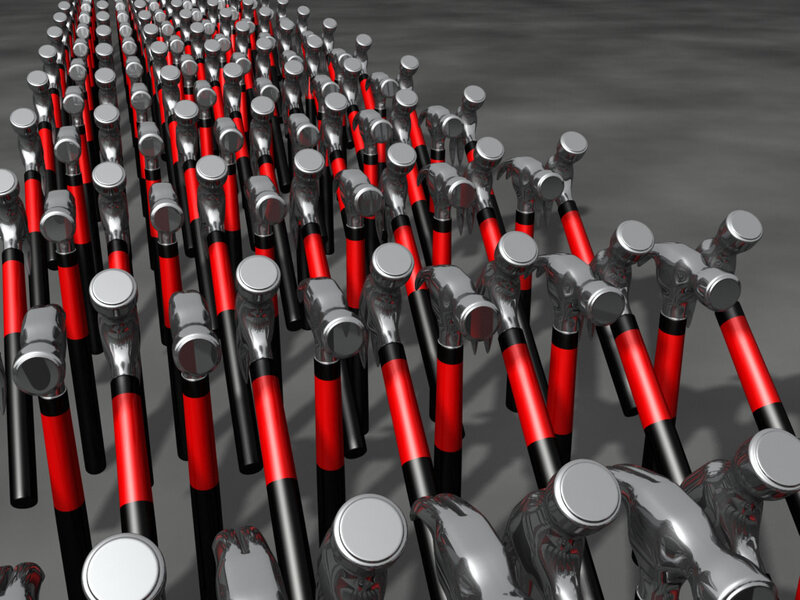 Rows of Hammers