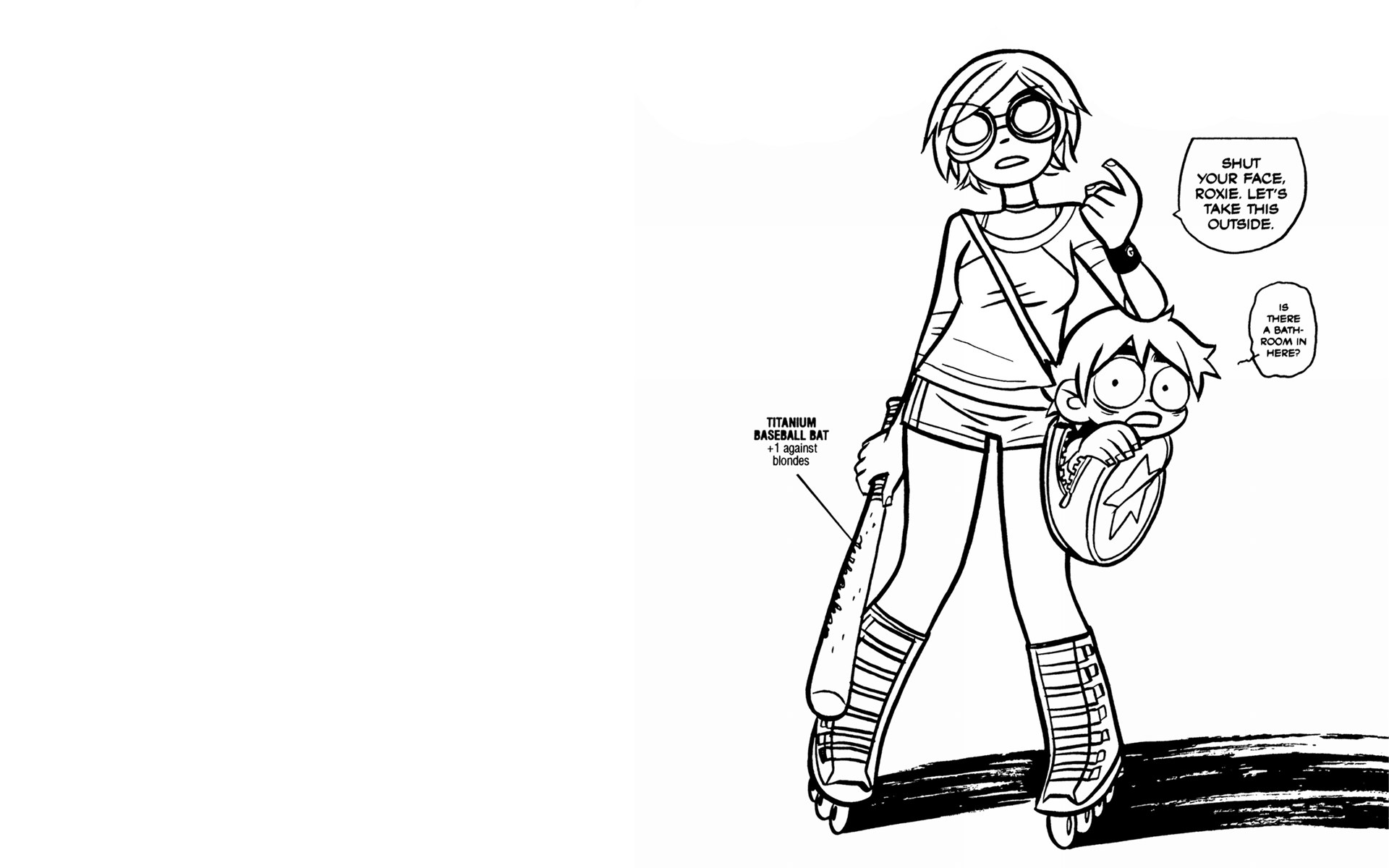 Roxie and the Baseball Bat