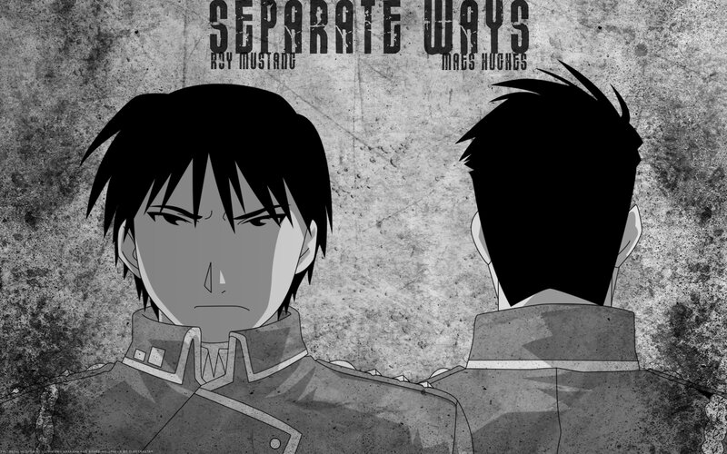Roy Mustang and Maes Hughes