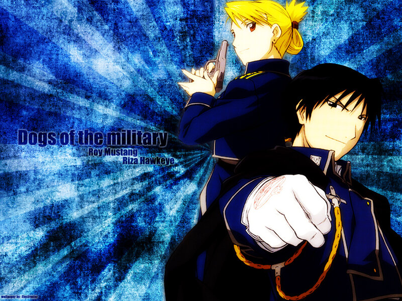 Roy Mustang and Riza Hawkeye