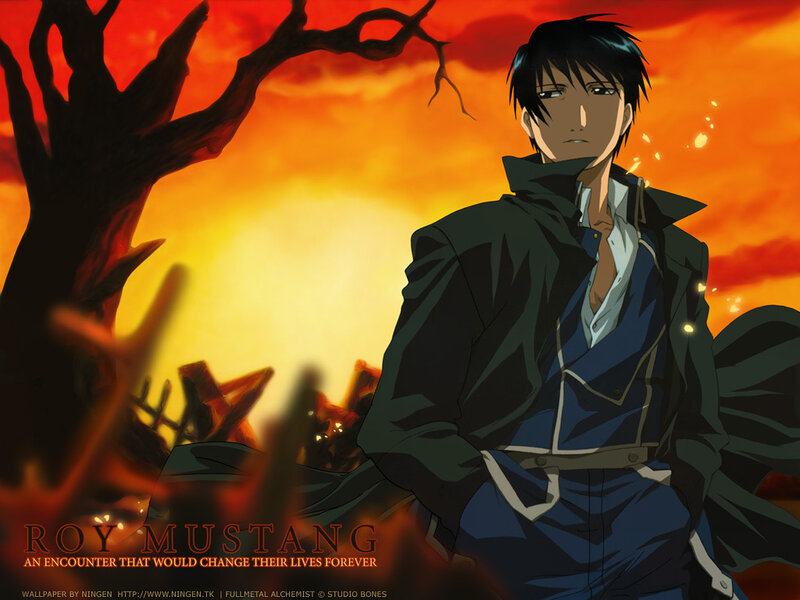 Roy Mustang Anime Character