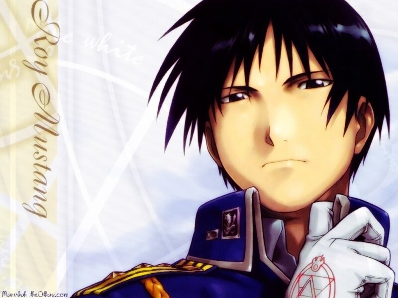 Roy Mustang anime portrait